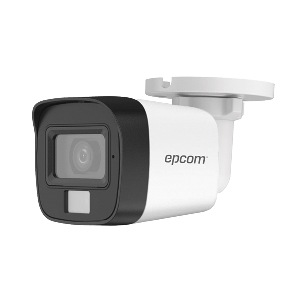 [Dual Light + ColorVu] Bala TurboHD 2 Megapíxel (1080p) / Gran Angular 101° / Lente 2.8 mm / 30 mts IR EXIR / 20 mts Luz Blanca / Exterior IP67 / 4 Tecnologías / Micrófono Integrado