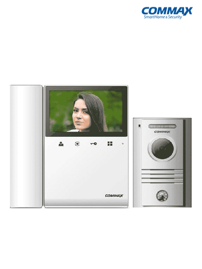 Kit de videoportero incluye monitor CDV43K2 de 4.3 pulgadas con auricular para respuesta con audio y video desde frente de calle DRC40K