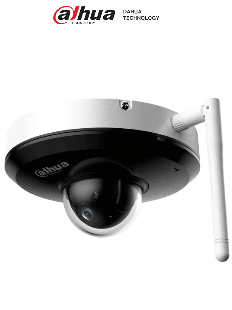 DAHUA SD1A204DB-GNY-W - Camara IP PTZ WiFi De 2 Megapixeles/ Zoom Optico 4X/ Antivandalica/ Luz IR de 20 Metros/ Microfono Integrado/ Ranura para MicroSD/ Face Detection/ SMD 3.0/ Protección IP66/IK08/