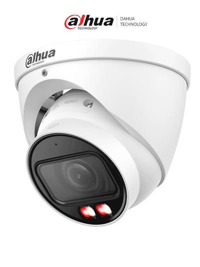 DAHUA IPC-HDW2649T-ZS-IL - Cámara IP Domo de 6MP con Lente Motorizado de 2.7 a 13.5, Full Color con Lluminador Dual Inteligente de 40 Metros, WizSense, Micrófono integrado, IP67, WDR, PoE, Ranura para MicroSD