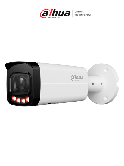 DAHUA DH-IPC-HFW2649T-ZAS-IL - Cámara Bullet IP ofrece resolución de 6 MP, iluminador dual inteligente Full Color, tecnología WizSense, micrófono integrado y certificación IP67, ideal para seguridad avanzada.