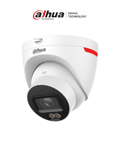 DAHUA DH-IPC-HDW2649T-S-PRO Cámara IP Domo de 6MP / WizColor / WizSense/ IA/ SMD Plus/ Protección perimetral/ Lente de 2.8 mm/ Micrófono integrado/ WDR 120 dB/ Ranura MicroSD/ PoE/ IP67