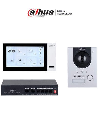 Kit de Videoportero IP con Frente de Calle Metálico Antivandálico y cámara de 2MP