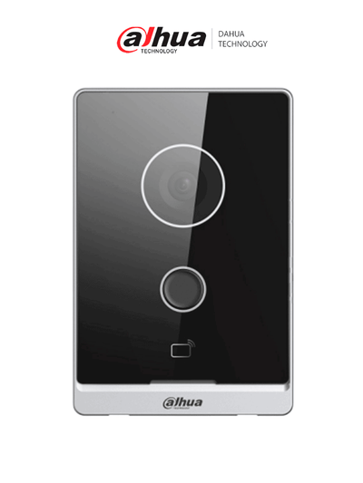 ÇDAHUA VTO2211G-WP-S2 - Frente de Calle WiFi para Videoportero IP ultradelgado y estético. Cámara de 2MP con ángulo de 125°. Permite apertura con tarjeta Mifare, app o monitor. Resistente IP65, con PoE y entradas/salidas de alarma. Ideal para seguridad.
