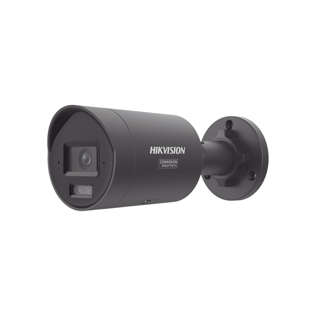 [Dual Light + ColorVu 3.0 + HikAI] Bala IP 4 Megapixel / Lente 2.8 mm / 40 mts IR + Luz Blanca / 2 Microfonos Integrados / Exterior IP67 / WDR 130 dB / ACUSENSE 3.0 / Metal / NEMA 4X / ACUSEARCH