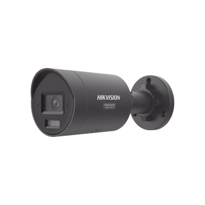 [Dual Light + ColorVu 3.0 + HikAI] Bala IP 4 Megapixel / Lente 2.8 mm / 40 mts IR + Luz Blanca / 2 Microfonos Integrados / Exterior IP67 / WDR 130 dB / ACUSENSE 3.0 / Metal / NEMA 4X / ACUSEARCH