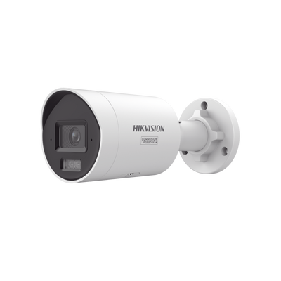 [Dual Light + ColorVu 3.0 + HikAI] Bala IP 4 Megapixel / Lente 2.8 mm / 40 mts IR + Luz Blanca / 2 Microfonos Integrados / Exterior IP67 / Estrobo Azul y Rojo / WDR 130 dB / ACUSENSE 3.0 / Metal / NEMA 4X / ACUSEARCH