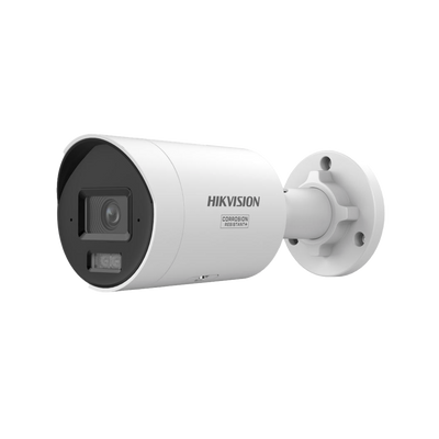 [Dual Light + ColorVu 3.0 + HikAI] Bala IP 6 Megapixel / Lente 2.8 mm / 40 mts IR + Luz Blanca / 2 Microfonos Integrados / Exterior IP67 / WDR 130 dB / ACUSENSE 3.0 / Metal / NEMA 4X / ACUSEARCH