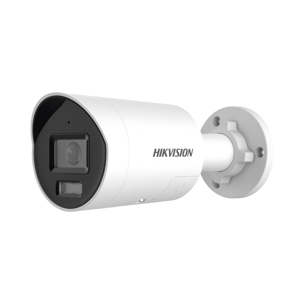 [Dual Light + ColorVu 3.0 + HikAI] Bala IP 8 Megapixel / Lente 2.8 mm / 40 mts IR + Luz Blanca / 2 Microfonos Integrados / Exterior IP67 / Estrobo Luz Blanca / WDR 130 dB / ACUSENSE 3.0 / Metal / NEMA 4X / ACUSEARCH