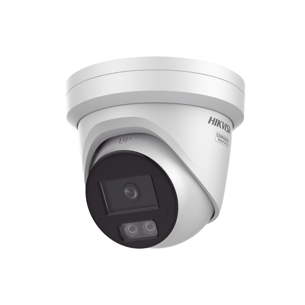 [Dual Light + ColorVu 3.0 + HikAI] Turret IP 6 Megapixel / Lente 2.8 mm / 30 mts IR + Luz Blanca / 2 Microfonos Integrados / Exterior IP67 / Estrobo Luz Blanca / WDR 130 dB / ACUSENSE 3.0 / Metal / NEMA 4X / ACUSEARCH