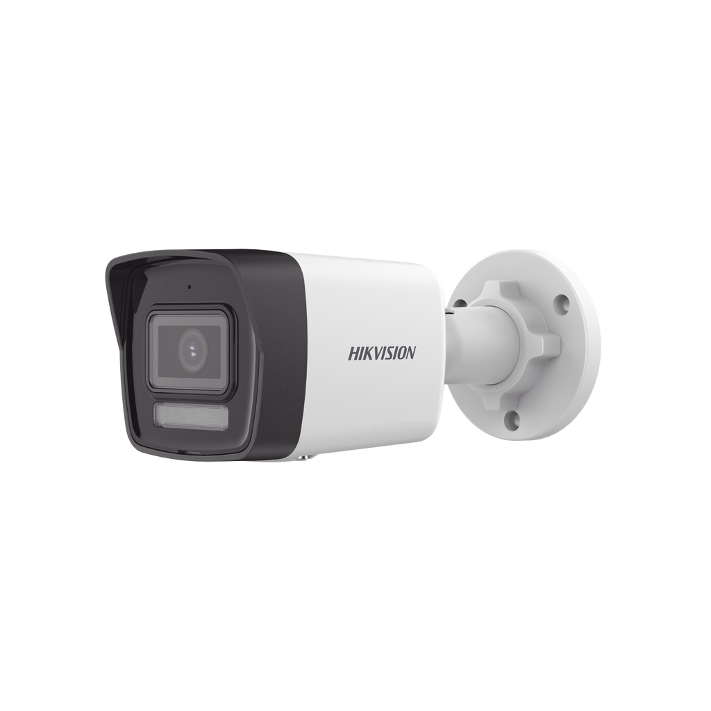 [Dual Light] Bala IP 4 Megapixel / Lente 2.8 mm / 30 mts IR + 20 mts Luz Blanca / Micrófono Integrado / Exterior IP67 / H.265 / PoE / ONVIF / Micro SD