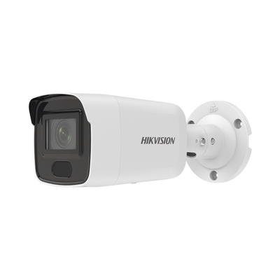Bala IP 8 Megapixel / Lente 2.8 mm / 40 mts IR / Exterior IP67 / PoE / DARKFIGHTER / Alarmas y Audio I/O / ONVIF / Micro SD / 4 Analíticos: AcuSense, Deteccion Facial, Conteo de Personas por Cruce y Zona