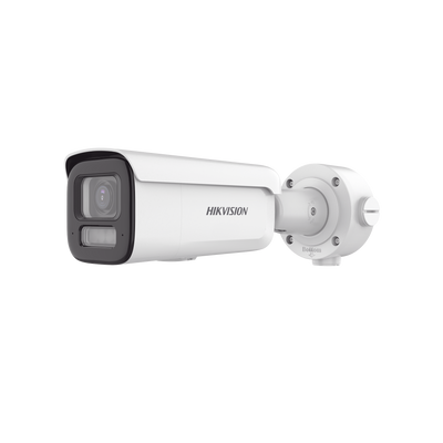 Bala IP 8 Megapixel / Lente Mot. 2.7 a 13.5 mm / Dual Light (60 mts IR + 60 mts Luz Blanca) / Darkfighter S / Exterior IP67 / IK10 / WDR 130 dB / 4 Analíticos: AcuSense, Deteccion Facial, Conteo de Personas por Cruce y Zona