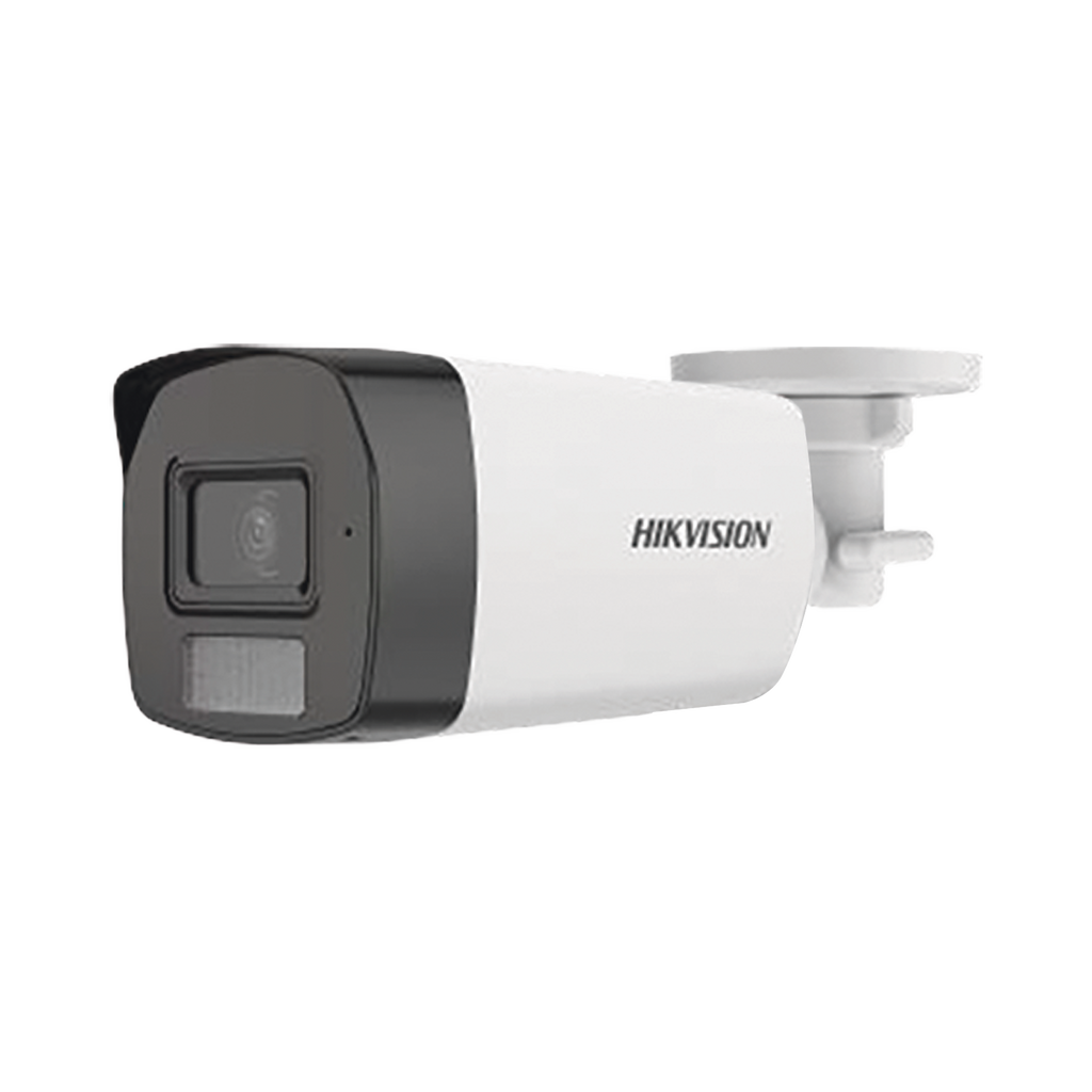 [Dual Light + ColorVu] Bala TURBOHD 3K (5 Megapixel) / Lente 2.8 mm / 40 mts IR + 40 mts Luz Blanca / Gran Angular 104.5° / Exterior IP67 / Micrófono Integrado / dWDR / 4 Tecnologías