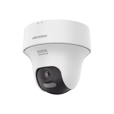 Turret PT IP 2 Megapixel / Lente 2.8 mm / Dual Light (20 mts IR + 15 mts Luz Blanca) / Wi-Fi / IP54 / dWDR / H.265 / Audio Bidireccional (Micrófono y Bocina) / Micro SD