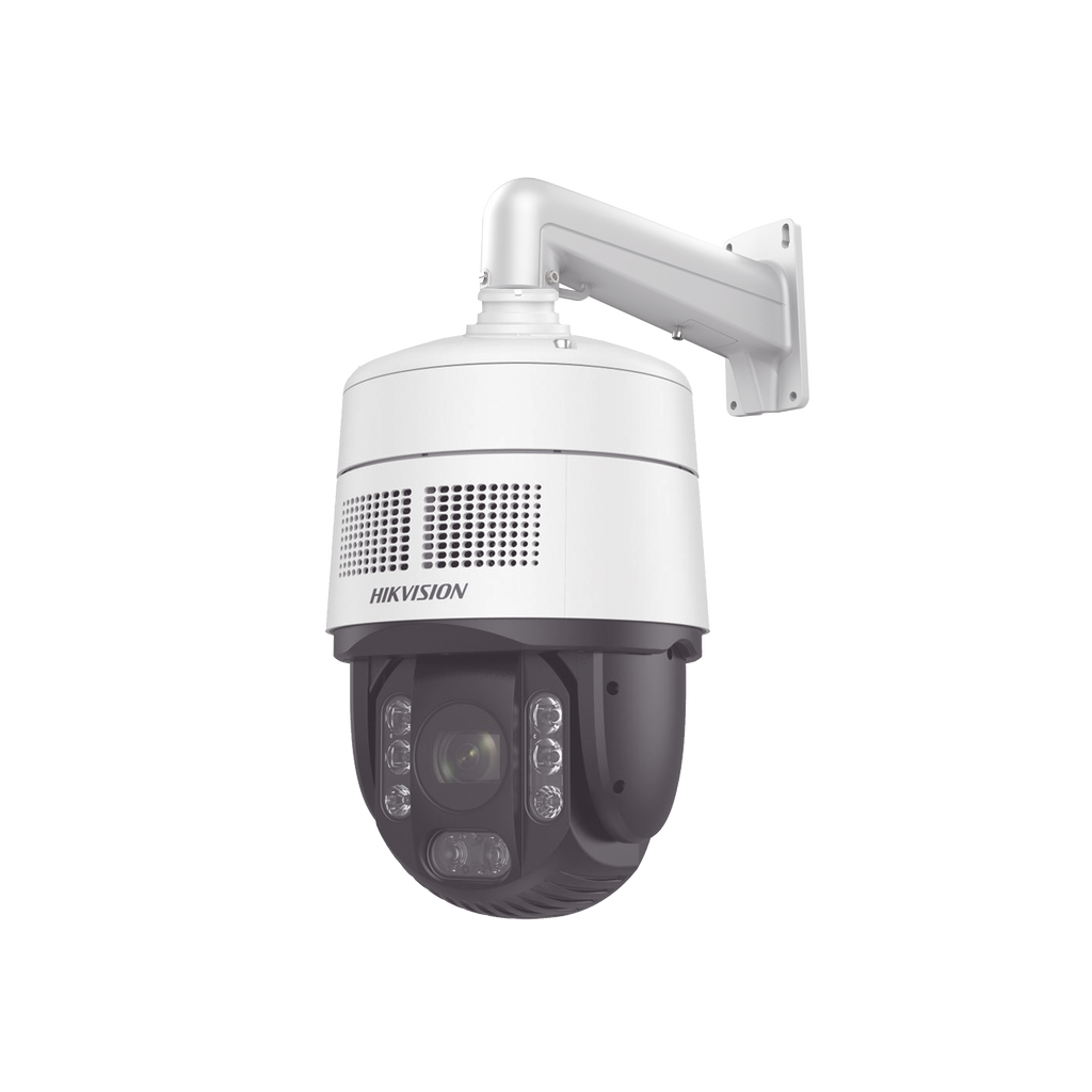 [PROTECCIÓN ACTIVA] Domo PTZ IP 4 Megapixel / 32X Zoom / 200 mts IR / Potente Alerta Audible y Luz Estroboscópica hasta 100 Metros / ACUSENSE / IP67 / IK10 / / Autoseguimiento 2.0 / Hi-PoE / DARKFIGHTER / Rapid Focus / Micro SD