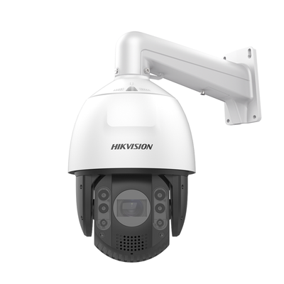 [PROTECCIÓN ACTIVA] Domo PTZ IP 8 Megapixel / 25X Zoom / 200 mts IR / ACUSENSE (Evita Falsas Alarmas) / IP66 / IK10 / Alerta Audible y Luz Estroboscópica / Autoseguimiento 2.0 / Hi-PoE / DARKFIGHTER / Rapid Focus / microSD
