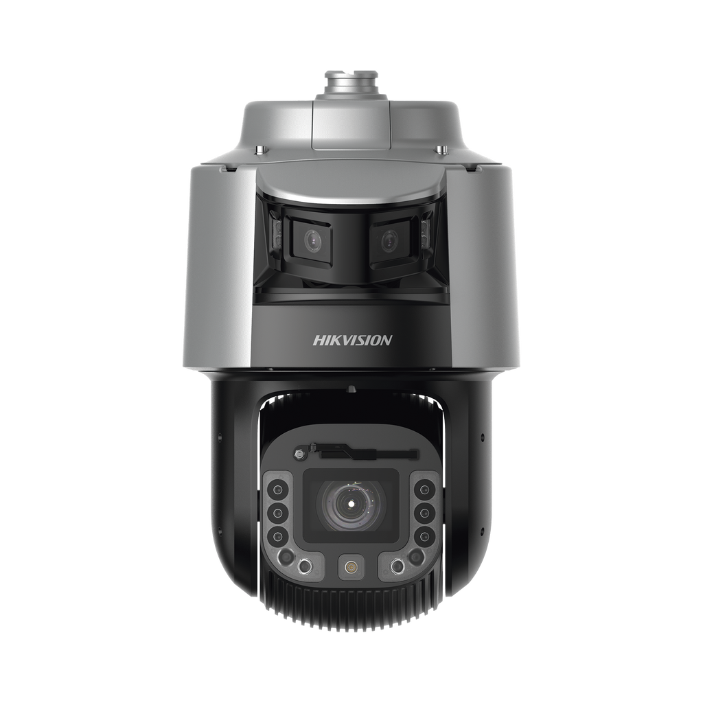 [TandemVu] Domo PTZ IP 4 Megapixel con Cámara Panoramica 180º de 6 Megapixel / 25X Zoom / 300 mts IR y 30 mts Luz Blanca / IP67 / IK10 / Autoseguimiento / Wiper / Deep learning / Entrada-Salida de Audio y Alarma / Ultra Baja Iluminació