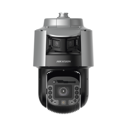[TandemVu] Domo PTZ IP 4 Megapixel con Cámara Panoramica 180º de 6 Megapixel / 25X Zoom / 300 mts IR y 30 mts Luz Blanca / IP67 / IK10 / Autoseguimiento / Wiper / Deep learning / Entrada-Salida de Audio y Alarma / Ultra Baja Iluminació