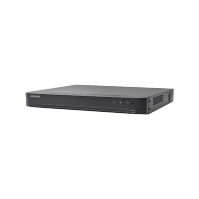 [Audio Bidireccional] DVR 32 Canales TurboHD + 8 Canales IP / 5 Megapixel Lite - 3K Lite / Acusense / Reconocimiento Facial / Audio por Coaxitron / 2 Bahías de Disco Duro / H.265+ / Salida de Video en Full HD