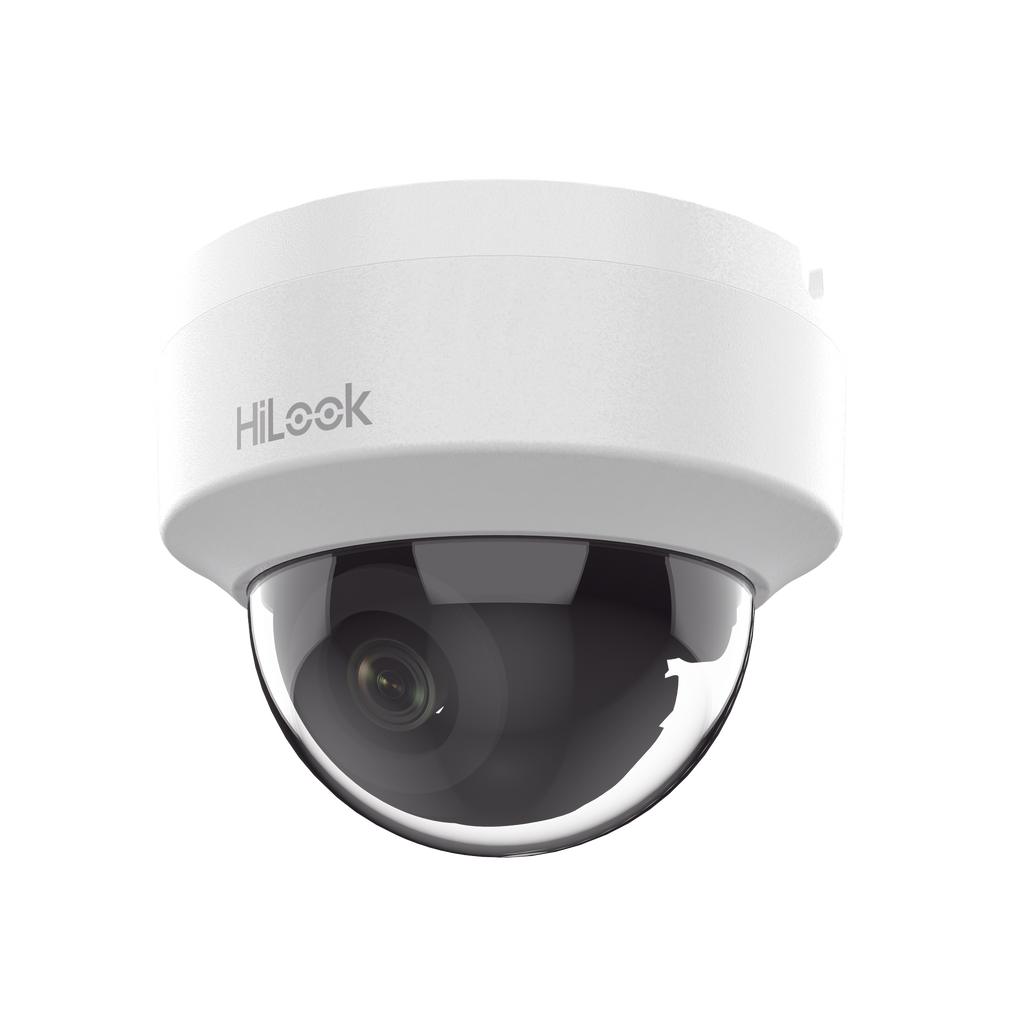 HiLook Series / Domo IP 4 Megapixel / Lente 2.8 mm (Gran Angular) / 20 mts IR / Interior / PoE / dWDR / H.265+ / ONVIF