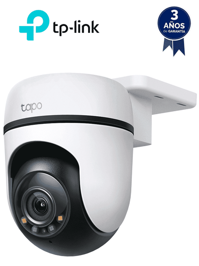 TP-LINK TAPO C510W - Cámara IP WiFi motorizada para exterior de 3 MP, lente 3.9 mm, iluminadores IR 30 #BF2024 m, micrófono y bocina integrados, IP65, ranura MicroSD, LED luz blanca, WiFi 2.4 GHz, y Smart Motion Tracking.