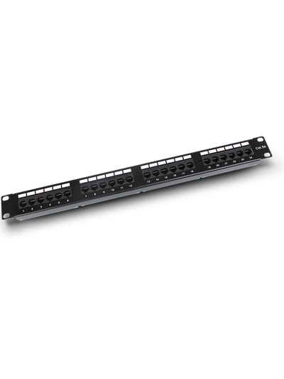 SAXXON P19724N5 - Patch Panel 24 puertos / CAT 5E / 19 Pulgadas / Montaje en rack / 1U