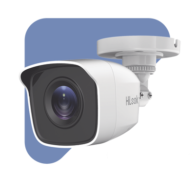 Bala TURBOHD 2 Megapíxeles (1080p) / Gran Angular 103º / Lente 2.8 mm / METAL / IR EXIR Inteligente 20 mts / Exterior IP66 / dWDR / TVI-AHD-CVI-CVBS