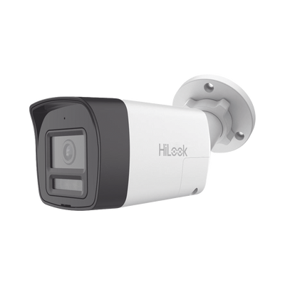 [Audio Bidireccional + Dual Light + ColorVu] Bala TURBOHD 2 Megapixel (1080p) / Lente 2.8 mm / 30 mts IR EXIR + 20 mts Luz Blanca / Micrófono y Bocina Integrado / Exterior IP67 / Metal / dWDR
