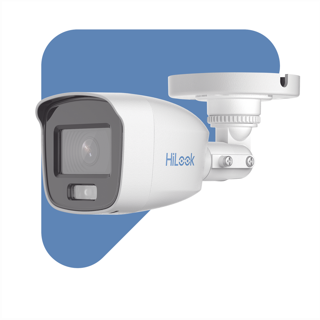 [ColorVu] Bala TURBOHD 2 Megapixel (1080p) / Imagen a Color 24/7 / Lente 2.8 mm / Microfono Integrado / Luz Blanca 20 mts / IP66 / Metálica