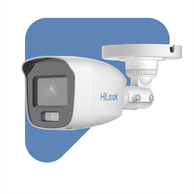 [ColorVu] Bala TURBOHD 2 Megapixel (1080p) / Imagen a Color 24/7 / Lente 2.8 mm / Microfono Integrado / Luz Blanca 20 mts / IP66 / Metálica
