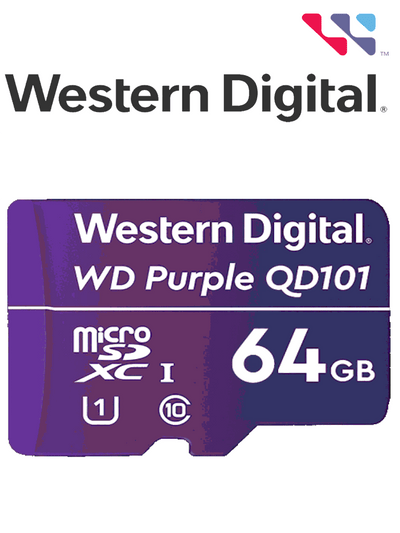 Memoria de 64GB Micro SDXC/ Linea Purple/ Clase 10 U1/ Lectura 50MB