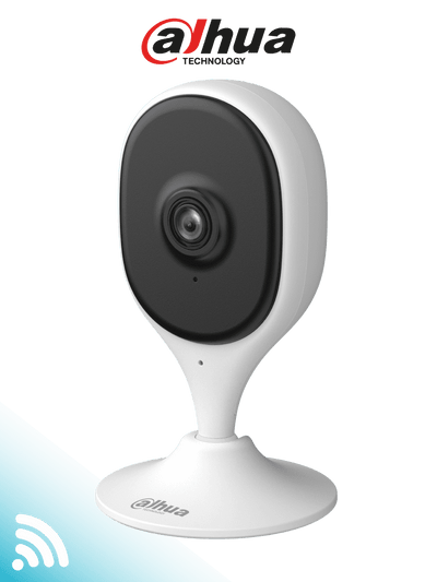 DAHUA DH-C5A - Cámara IP Wifi de 5 Megapíxeles con audio bidireccional (micrófono y altavoz), base magnética, detección de humanos y mascotas, botón de privacidad, H.265 y ranura MicroSD