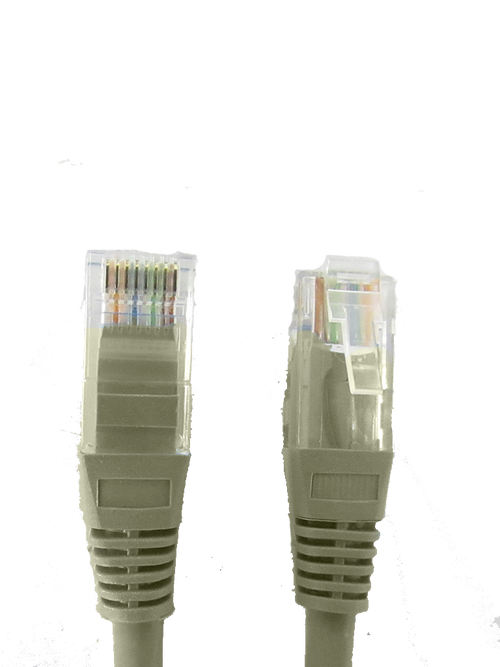 SAXXON P5E3UG - Cable patch cord UTP 3 metros / CAT 5E / Color gris