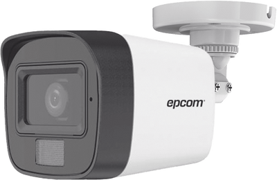 [Dual Light] Bala TurboHD 2 Megapíxel (1080p) / Gran angular 101° / Exterior IP67 / Lente 2.8 mm / 30mts de IR + 20mts luz blanca / Microfono Interconstruido