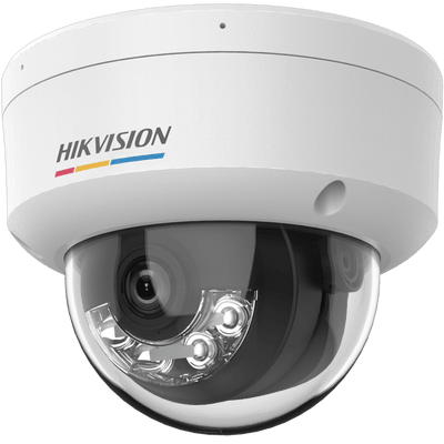 [ColorVu 3.0 + MD 3.0] Domo IP 4 Megapixel / Lente 2.8 mm / 30 mts IR + 30 mts Luz Blanca / Micrófono Integrado / ACUSENSE Lite / Exterior IP67 / IK08 / WDR 120 dB / PoE / Micro SD