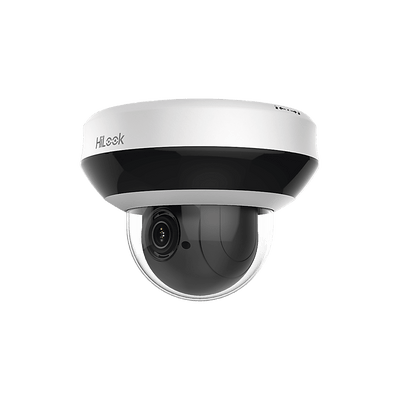 Mini PTZ IP 4 Megapixel / 4X Zoom / Audio Bidireccional / H.265+ / 20 mts IR EXIR / WDR 120 dB / PoE / IK10 / IP66 / Ultra Baja Iluminación / Micrófono Integrado / Micro SD